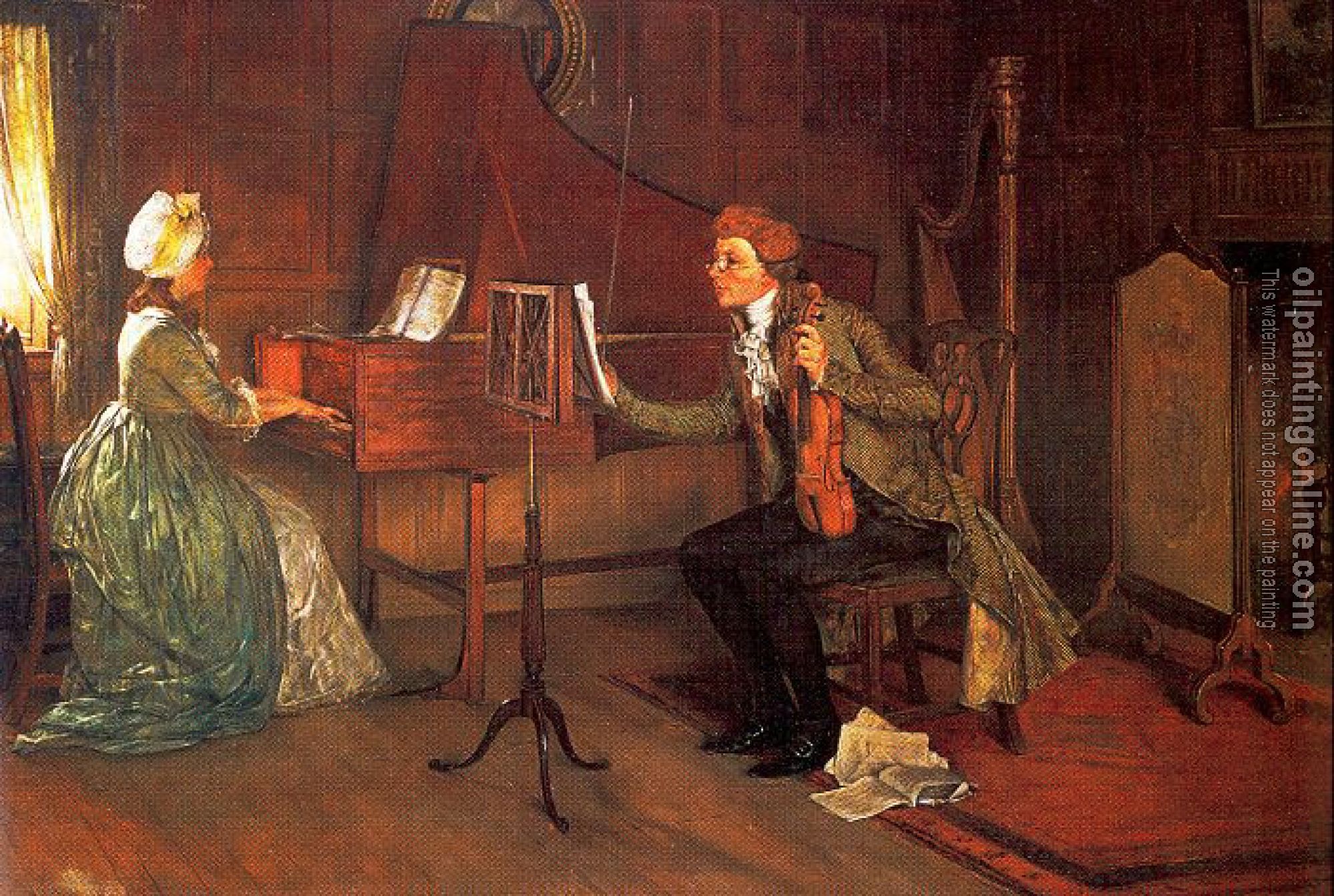 Francis Davis Millet - A Difficult Duet